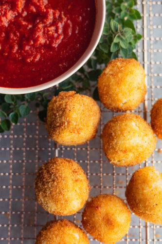 Cheesy potato croquettes are the perfect appetizer, late-night bite